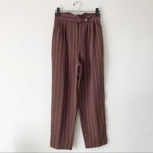 asos design high-waisted tapered pants